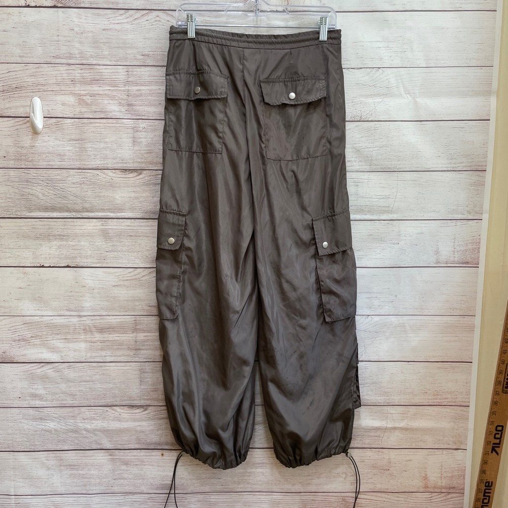 PACSUN PARACHUTE PANTS IN GRAY - Picture 4 of 7